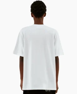 Arte Antwerp T-Shirt Korte Mouw Hearts Leaves Arte Logo Chest Wit