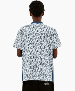 Arte Antwerp T-Shirt Korte Mouw Printed Futebol Wit
