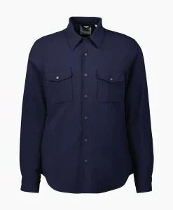 Aspesi Overhemd Camicia Doppia Blauw