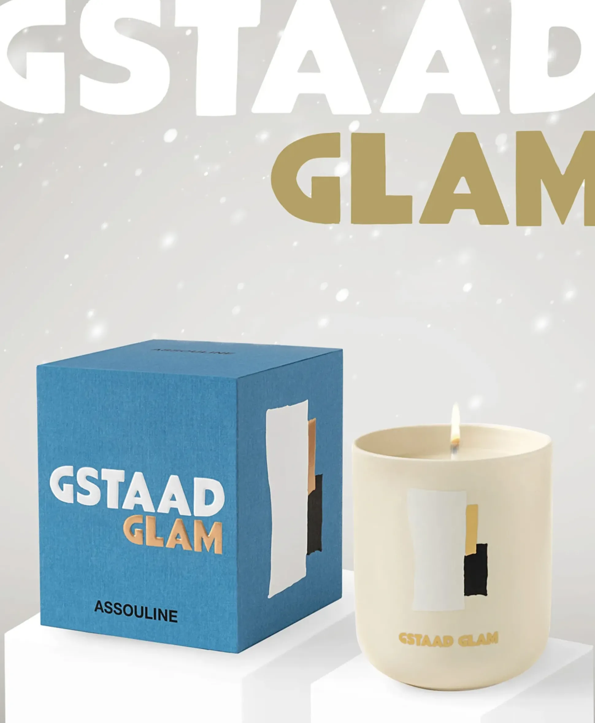 Assouline Kaars Gstaad Glam - Travelfrom Home Candle Diversen