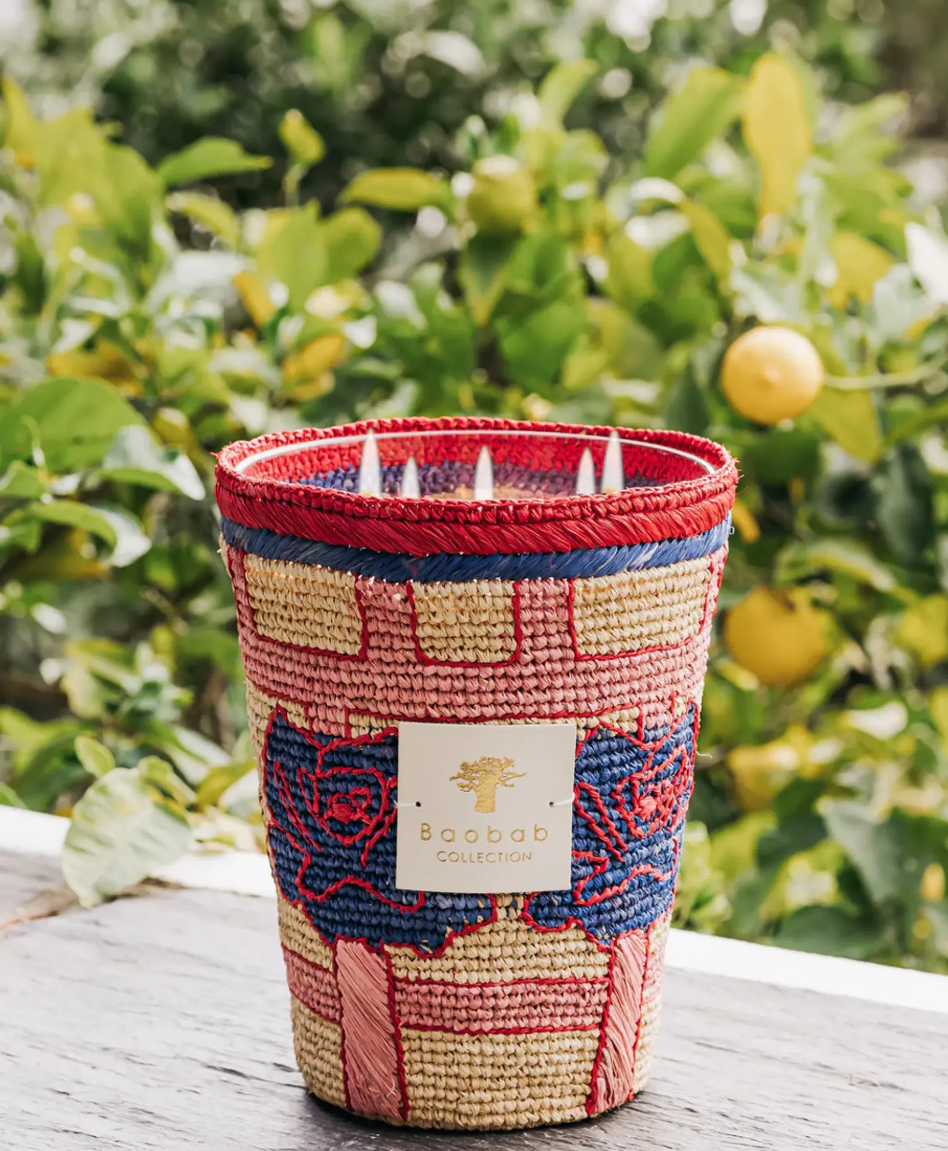 Baobab Kaars Max 16 Frida Draozy Beige