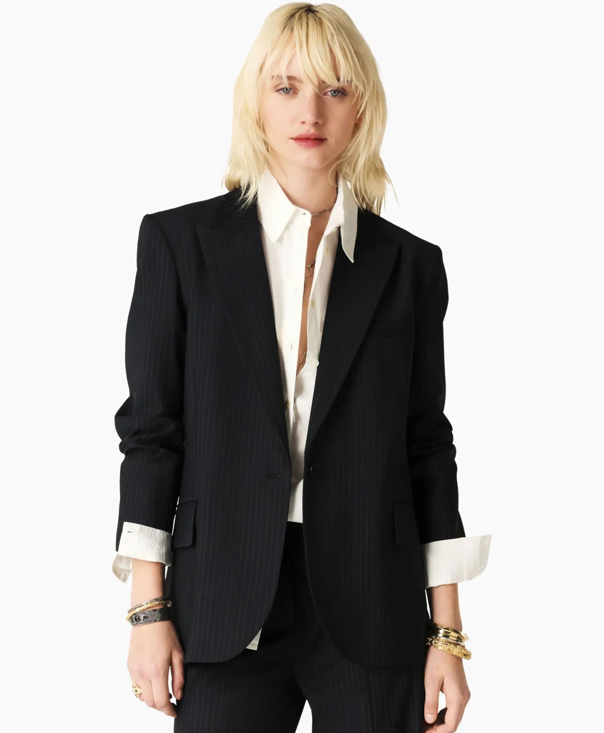 Ba&Sh Blazer Payne Blauw