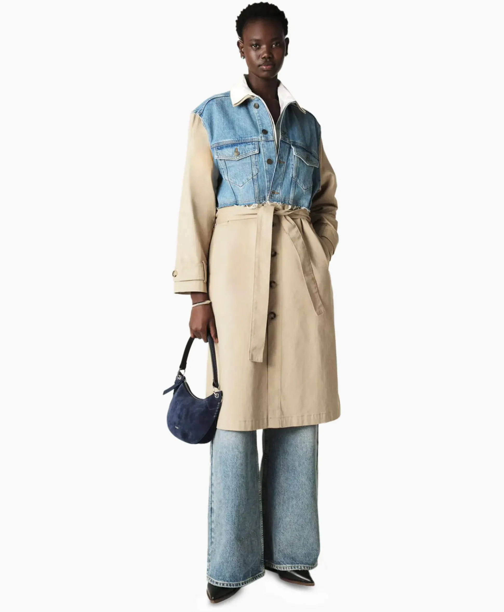 Ba&Sh Trenchcoat Tomy Beige