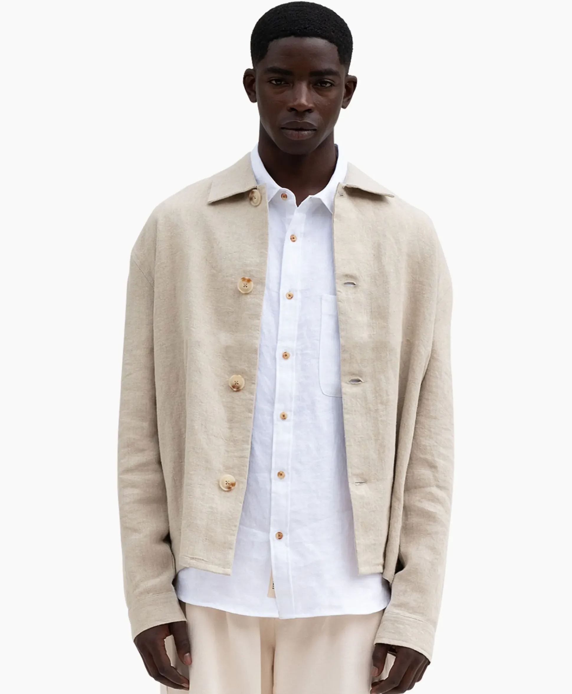 Bram's Fruit Overshirt Linen Beige