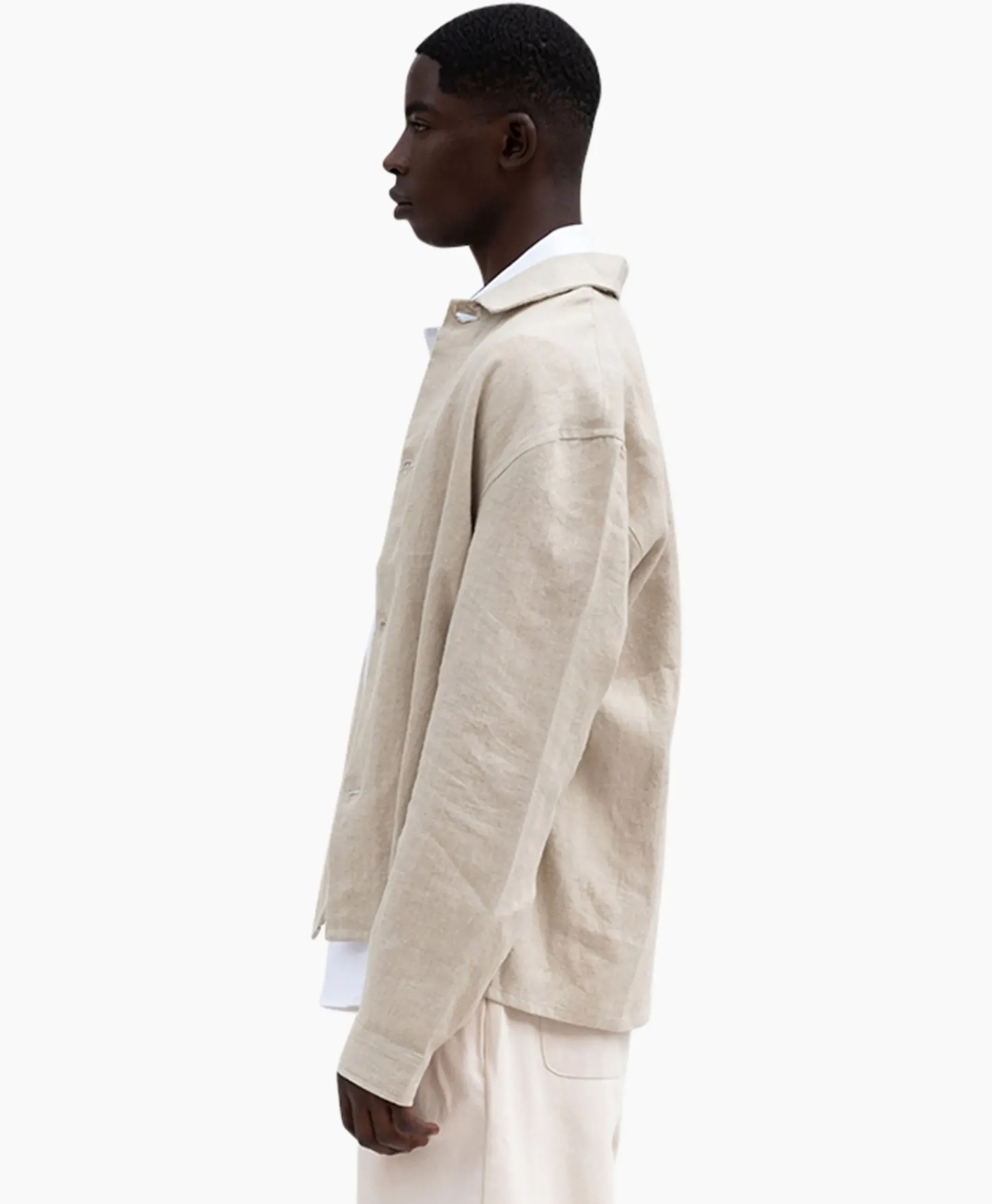 Bram's Fruit Overshirt Linen Beige