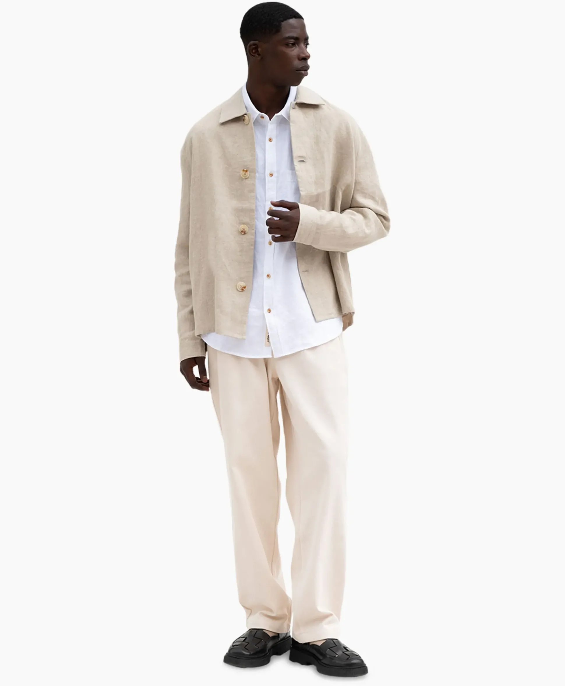 Bram's Fruit Overshirt Linen Beige