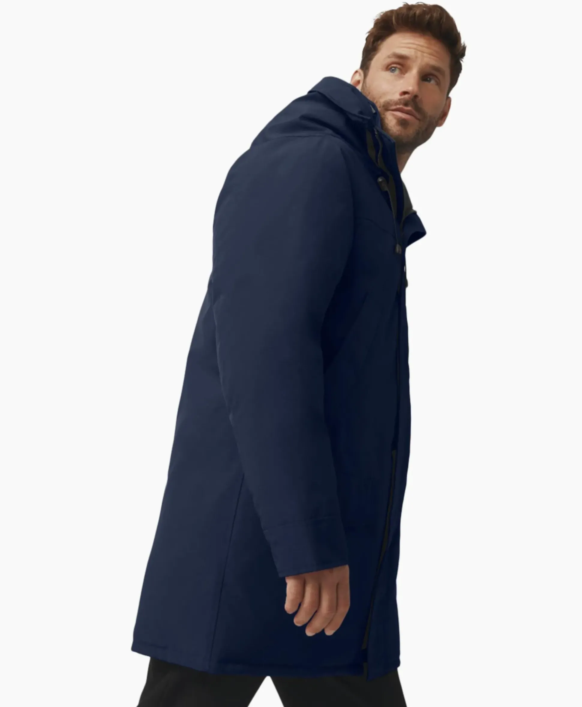 Canada Goose Gewatteerde Jas Langford Parka Blauw