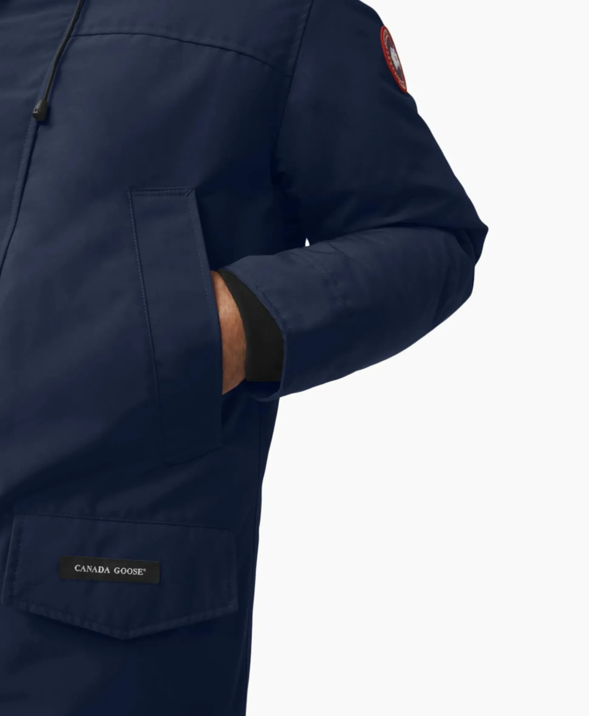 Canada Goose Gewatteerde Jas Langford Parka Blauw