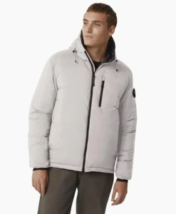 Canada Goose Gewatteerde Jas Lodge Hoody Grijs