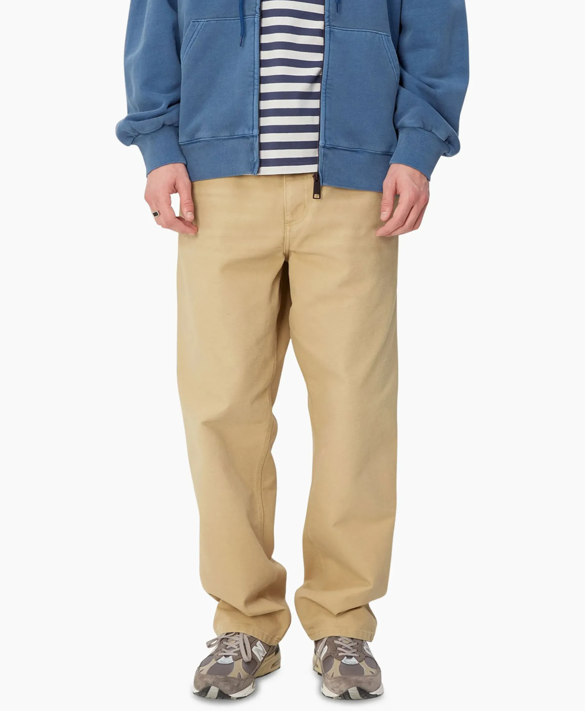 Carhartt Wip Cargobroek Single Knee Beige
