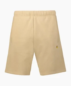Carhartt Wip Korte Broek Chase Sweat Beige