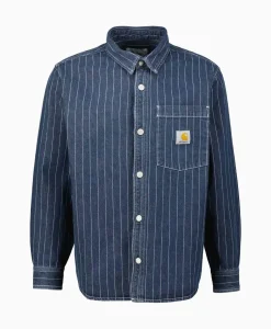 Carhartt Wip Overshirt Orlean Donker Blauw