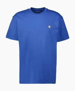 Carhartt Wip T-Shirt Korte Mouw S/S Chase Blauw
