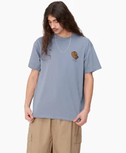 Carhartt Wip T-Shirt Korte Mouw S/S Diagram C Blauw