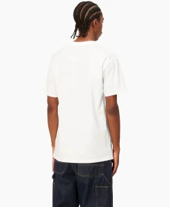 Carhartt Wip T-Shirt Korte Mouw S/S Chase Wit