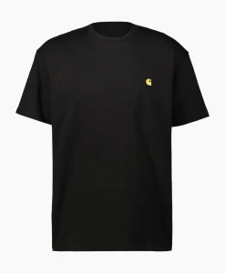 Carhartt Wip T-Shirt S/S Chase Cotton Zwart