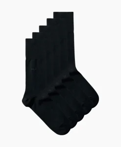 Cdlp Sokken 5-Pack Mid Bamboo Zwart