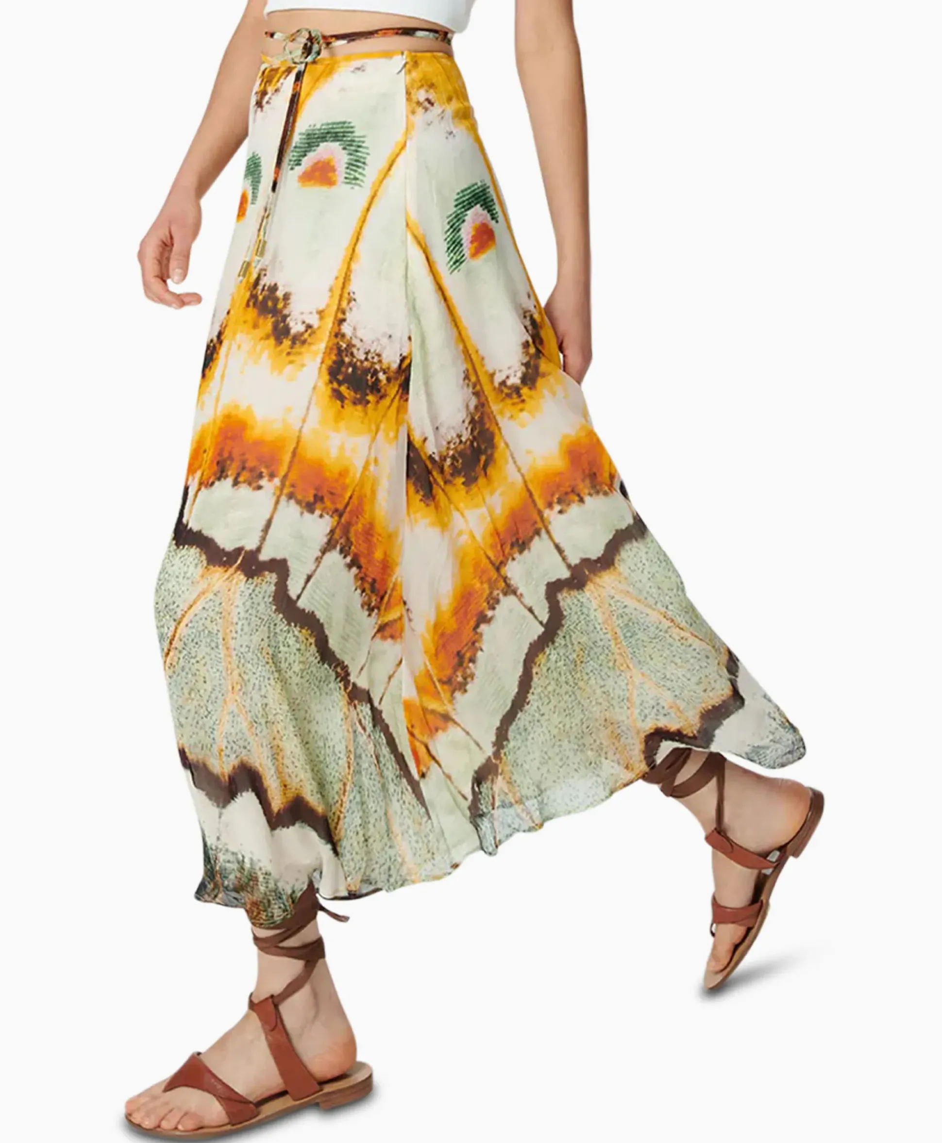 Chufy Maxi Rok Jasmine Geel