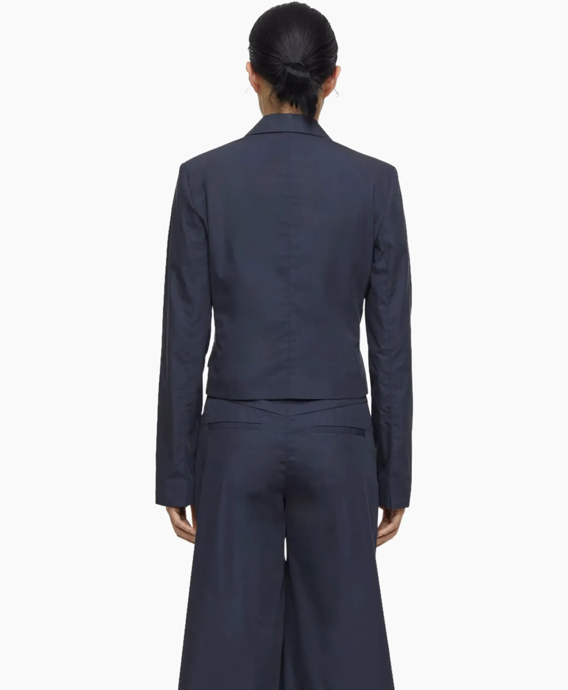 Closed Blazer Fitted Blauw