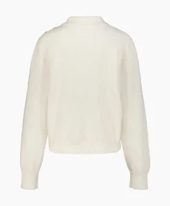 Closed Pullover Cropped Polo Off White