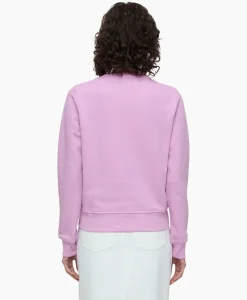 Closed Pullover Fitted Pink
