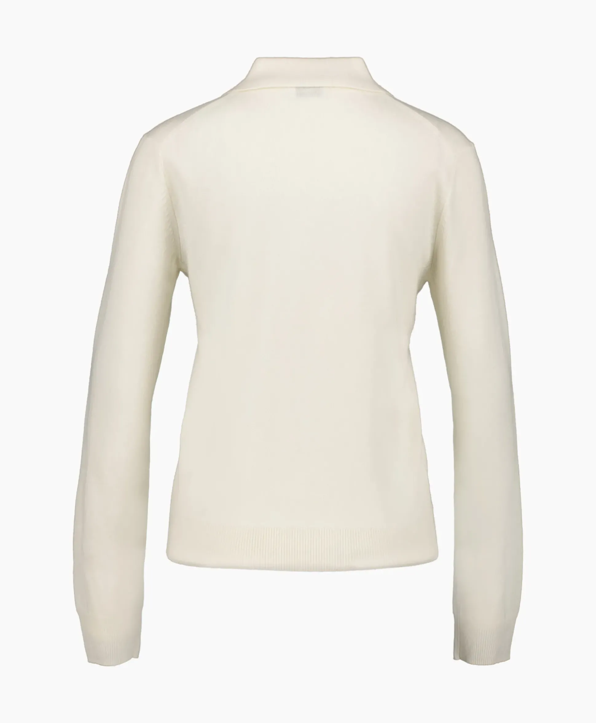 Closed Pullover Polo Longsleeve Off White