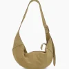 Closed Schouder / Hand Tas Half Moon M Beige