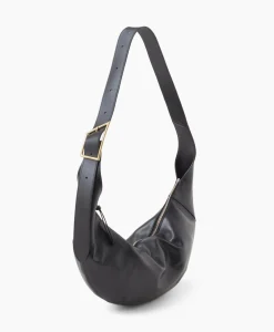 Closed Schouder / Hand Tas Half Moon M Zwart