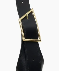Closed Schouder / Hand Tas Half Moon M Zwart