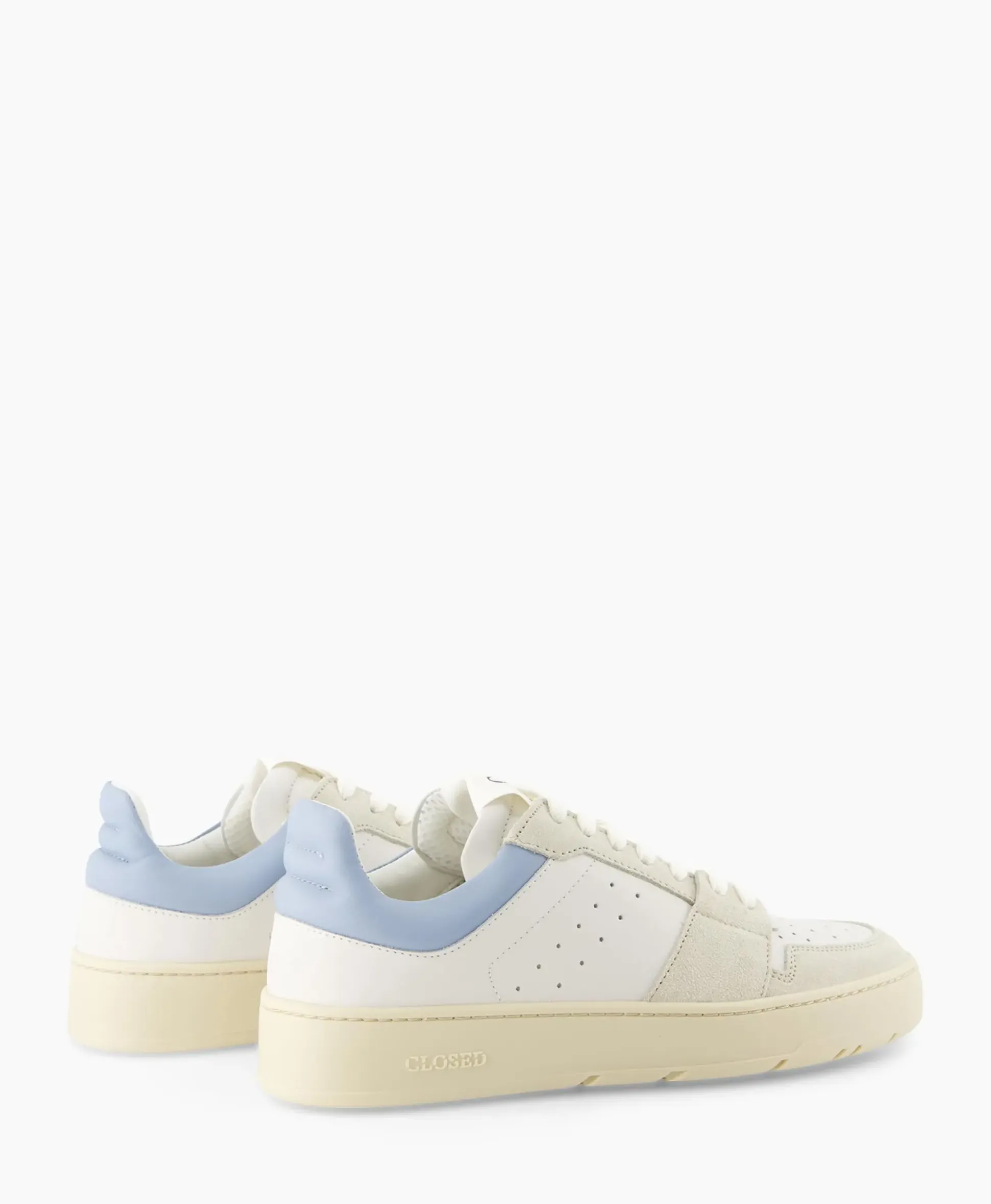 Closed Sneaker Low Top Licht Blauw