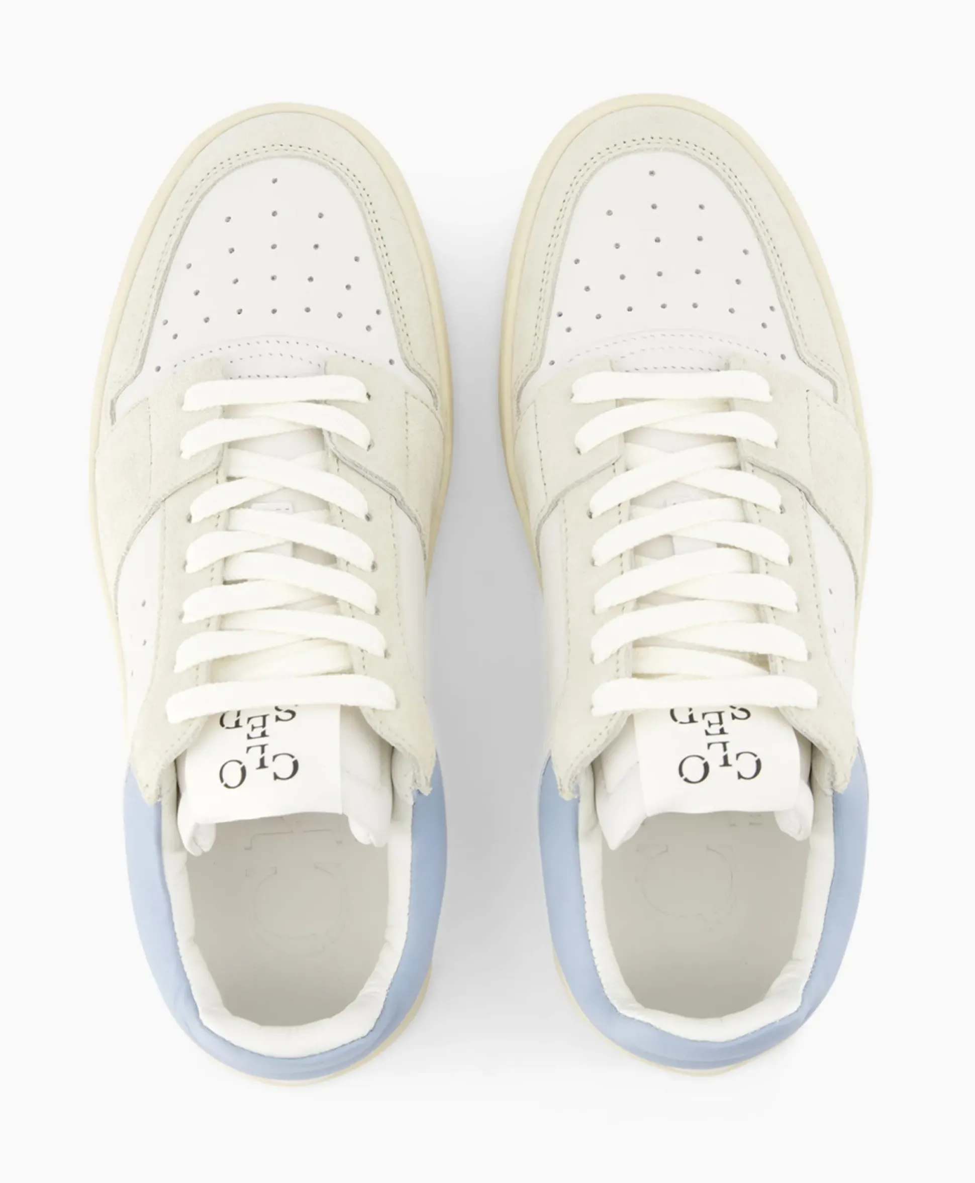 Closed Sneaker Low Top Licht Blauw
