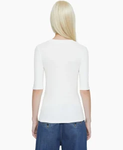 Closed T-Shirt Korte Mouw Crewneck Short Sleeve Off White