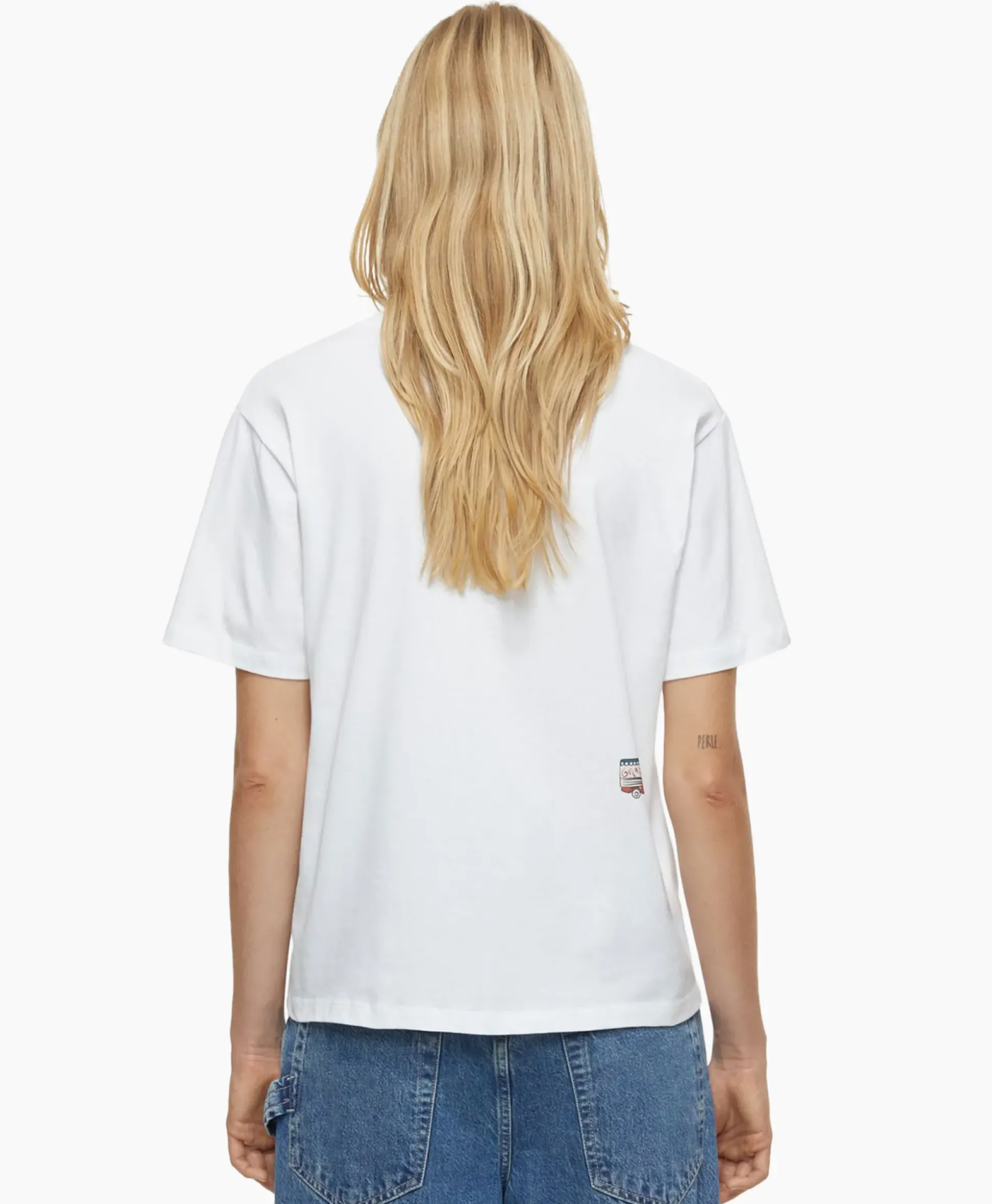 Closed T-Shirt Korte Mouw Printed Wit