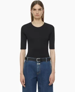 Closed T-Shirt Korte Mouw Crewneck Short Sleeve Zwart