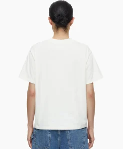 Closed T-Shirt Korte Mouw Printed Ecru