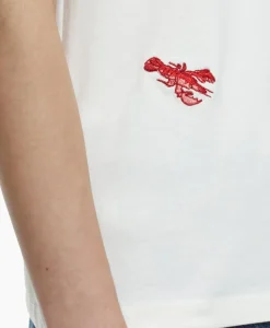 Closed T-Shirt Korte Mouw Printed Ecru