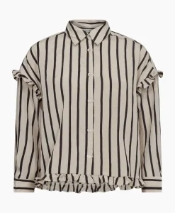 Co'Couture Blouse Sadie Frill Zwart