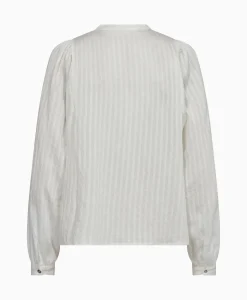 Co'Couture Blouse Selma Placket Wit