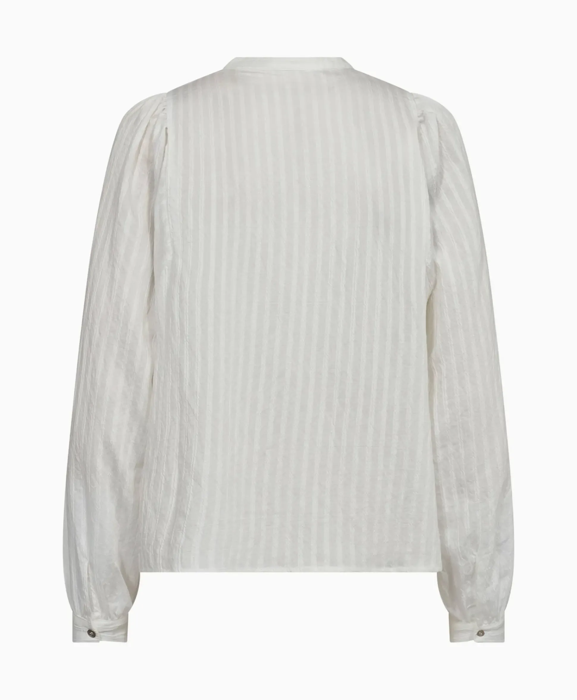 Co'Couture Blouse Selma Placket Wit