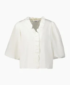 Co'Couture Blouse Sueda Puff Wit