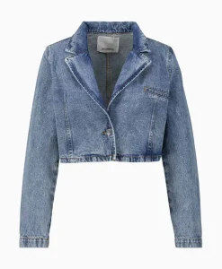 Co'Couture Jack Vika Crop Blauw