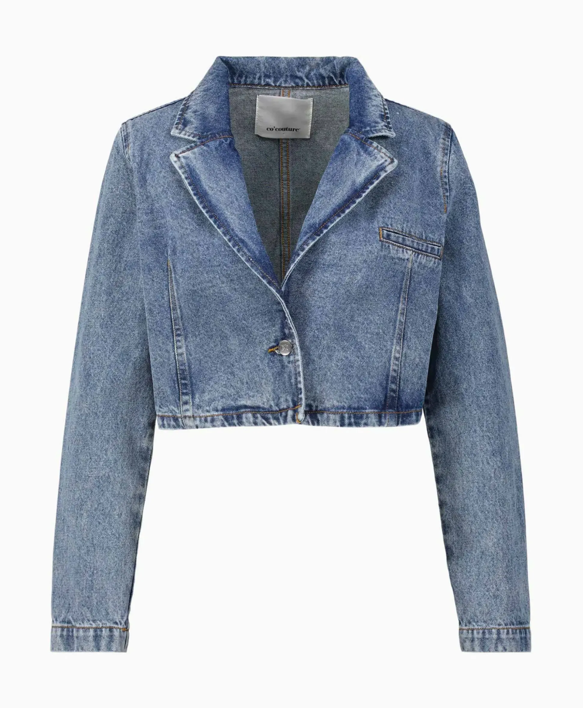 Co'Couture Jack Vika Crop Blauw