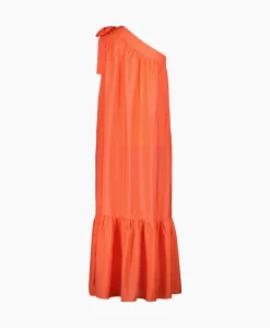 Co'Couture Maxi Jurk Callum Assymetrisch Peach