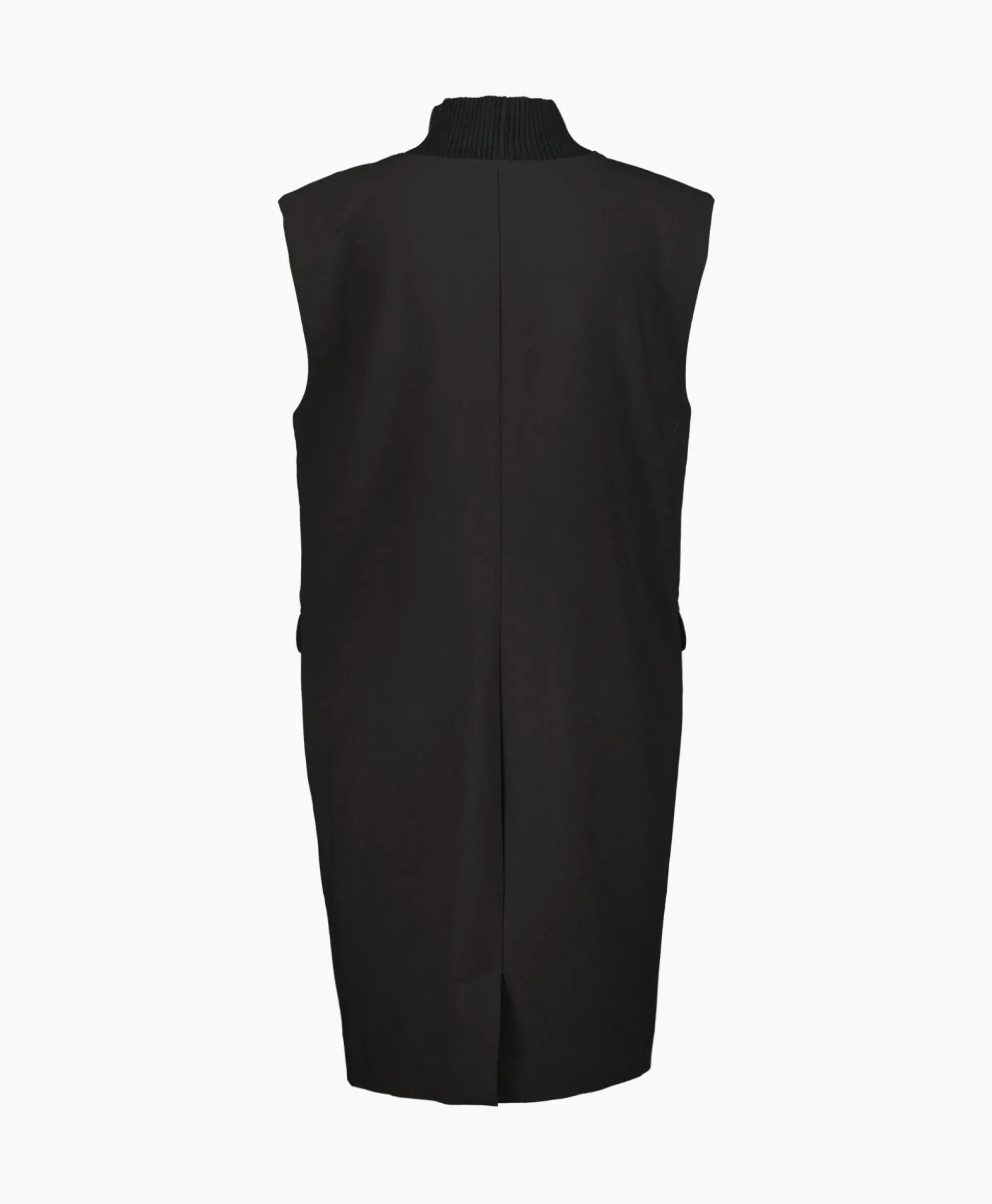 Co'Couture Mini Jurk Volacc Rib Turtleneck Zwart