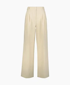 Co'Couture Pantalon Vola Long Pleat Beige