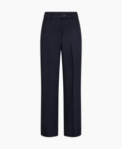 Co'Couture Pantalon Vola Wide Donker Blauw