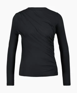 Co'Couture Top Drapeycc Tee Zwart