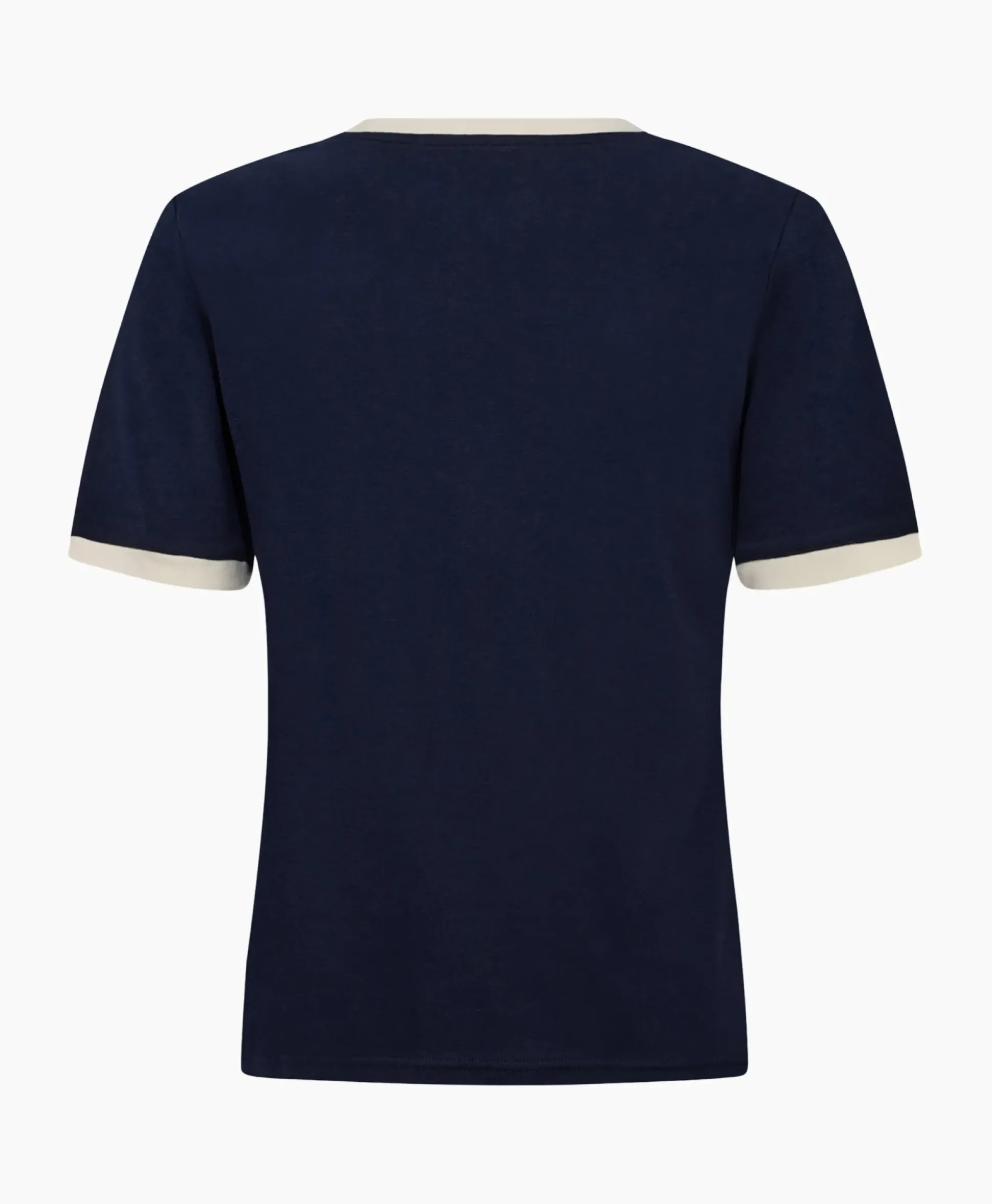 Co'Couture T-Shirt Korte Mouw Edge Donker Blauw