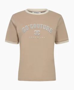 Co'Couture T-Shirt Korte Mouw Edge Ecru