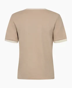 Co'Couture T-Shirt Korte Mouw Edge Ecru